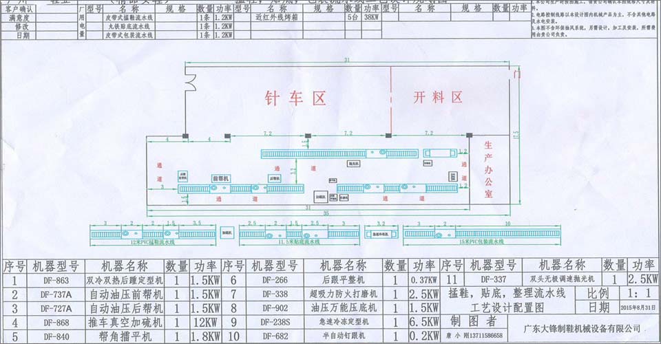 鞋廠(chǎng)規(guī)劃設(shè)計(jì)工藝圖